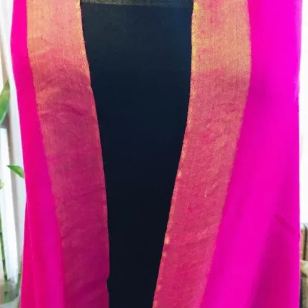 Pure Pashmina handwoven zari shawl